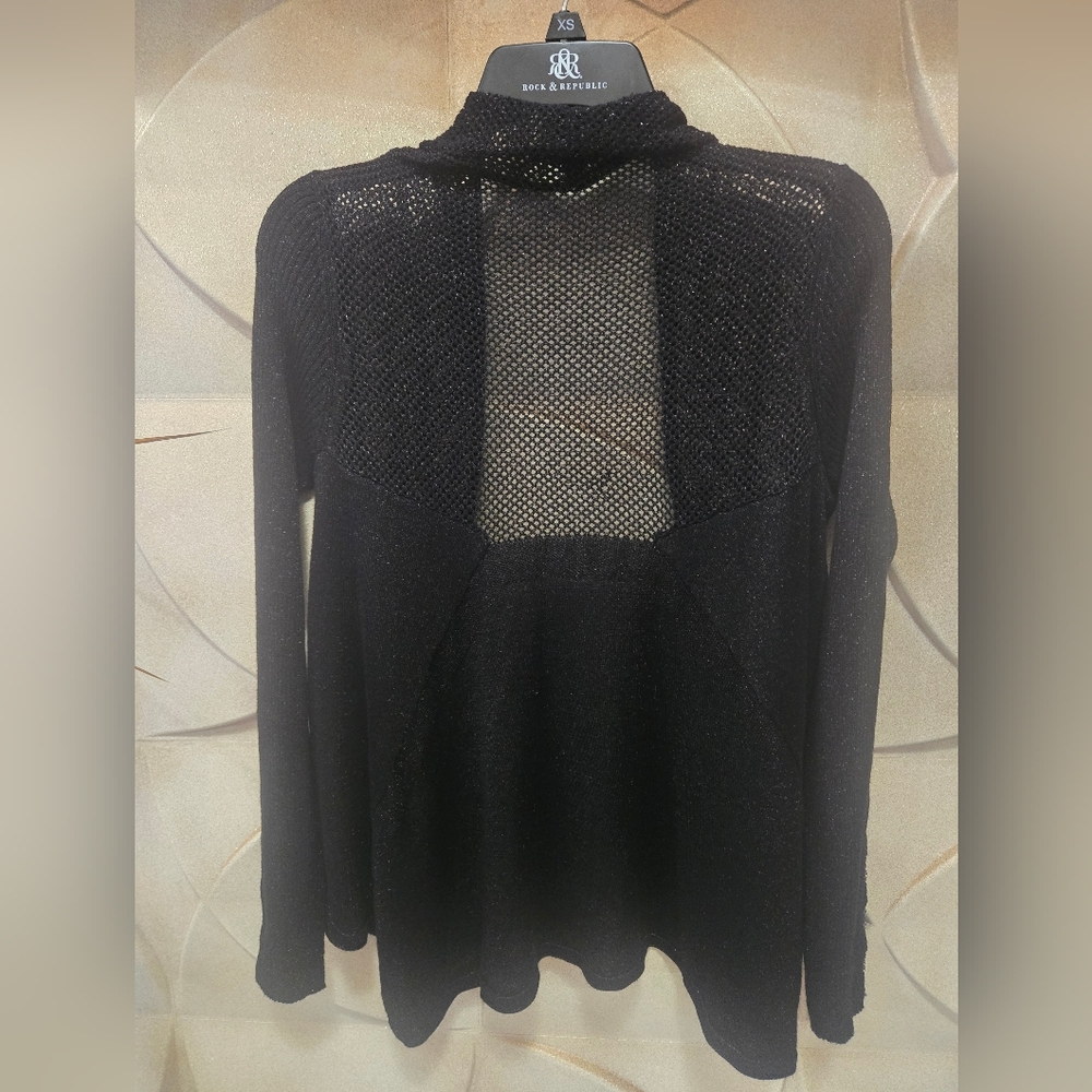 4 For $24 Rock & Republic Women's Sweater Size Small Black - Picture 4 of 5